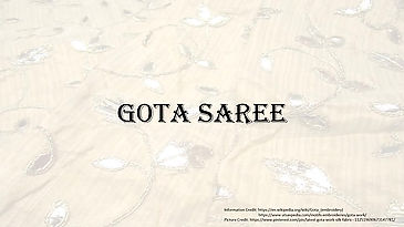 Gota Saree